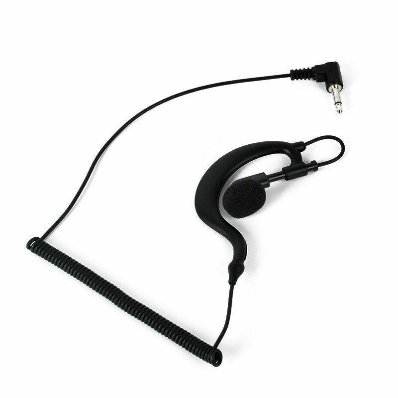 HYS 3.5mm Headset G Shape Earpiece Earphone for Mobile Radio Icom Yaesu Motorola Radio Receive only Walkie Talkie