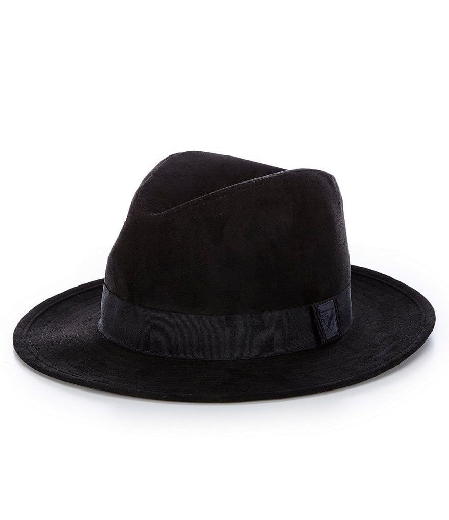 Cremieux Wide Brim Suede Fedora