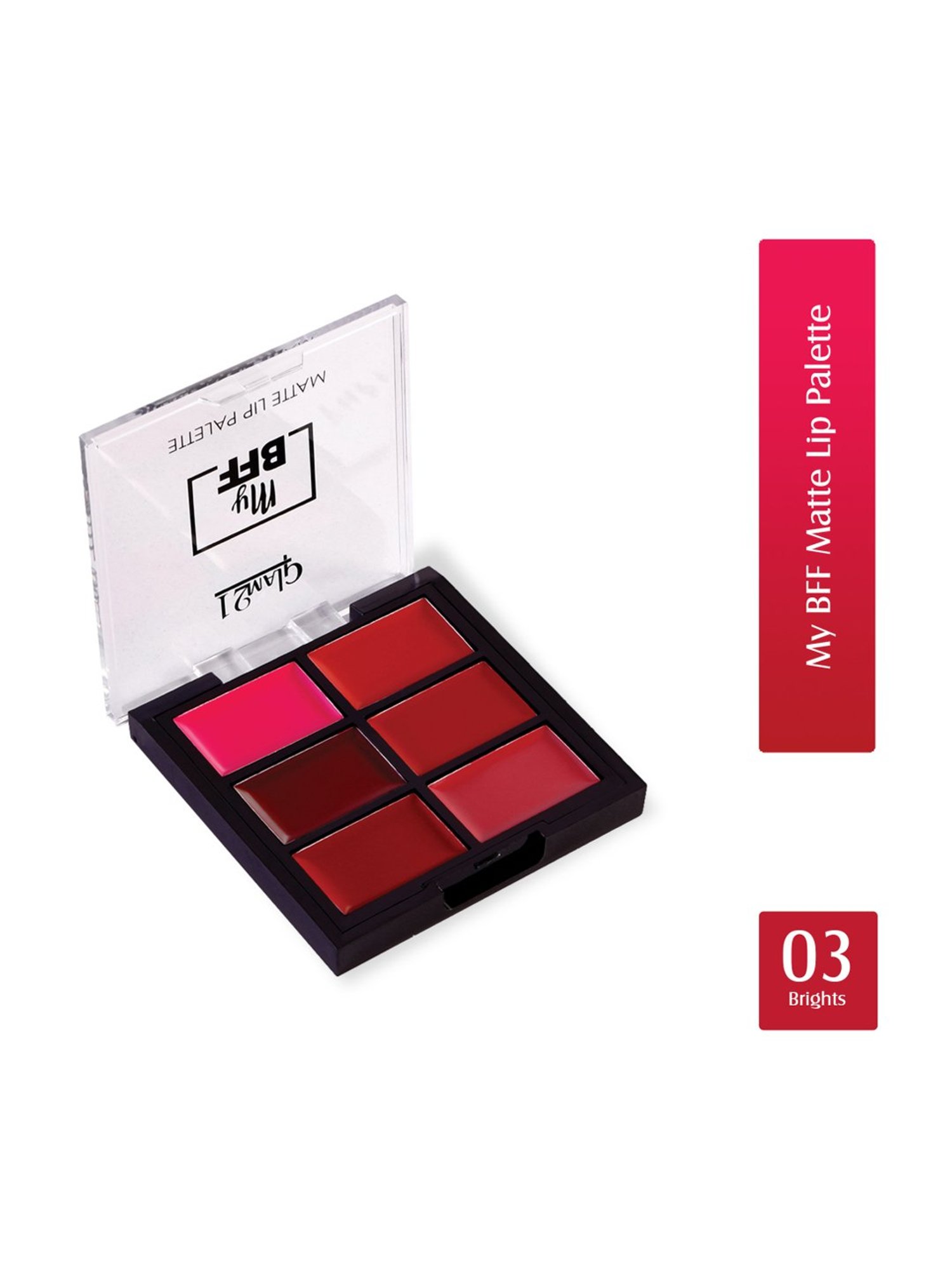 Glam21 My BFF Matte Lip Palette 01 Bolds - 9 gm