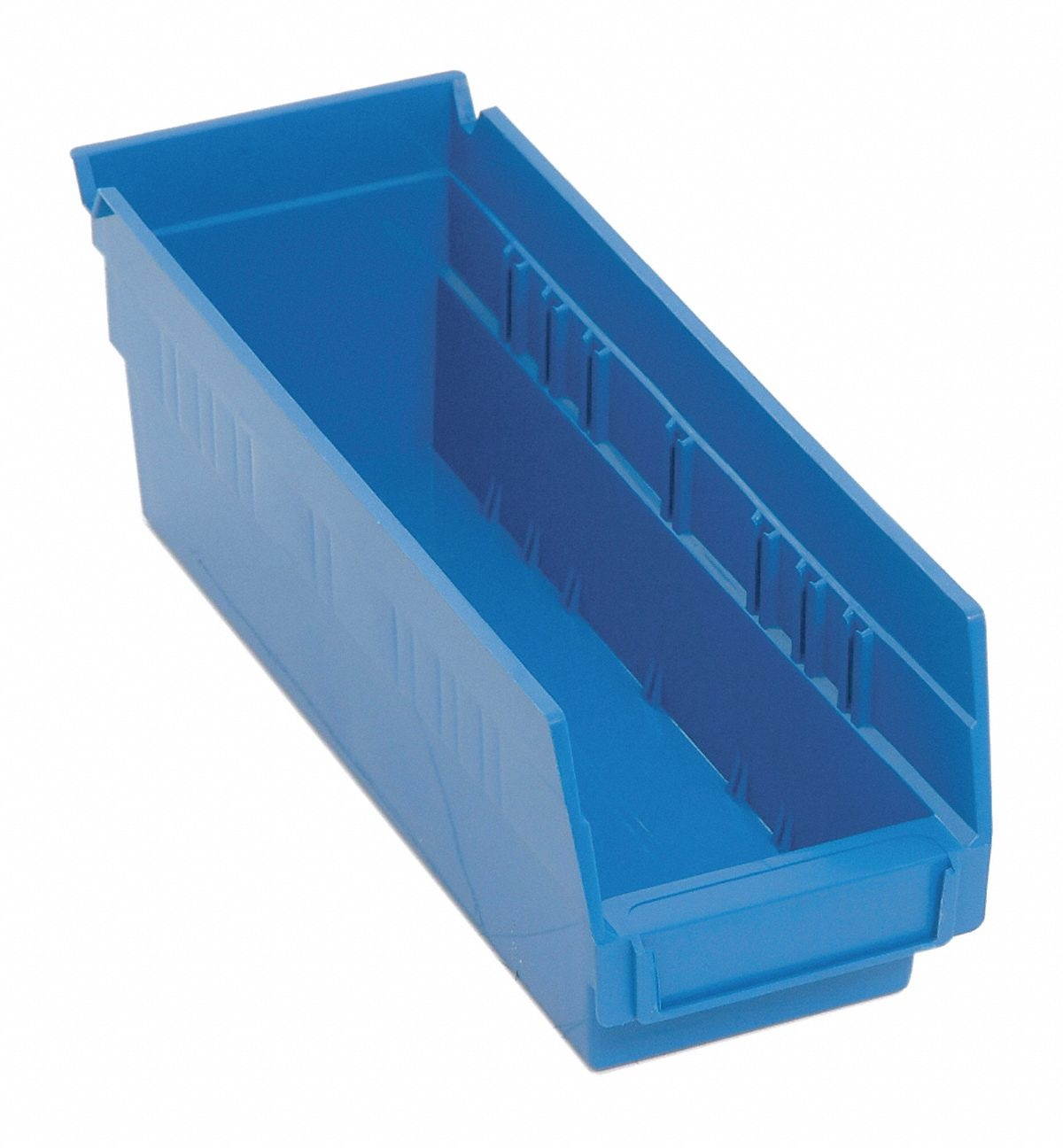 QUANTUM STORAGE SYSTEMS QSB101BL Blue Shelf Bin, 11-5/8"L x 4-1/8"W x 4"H