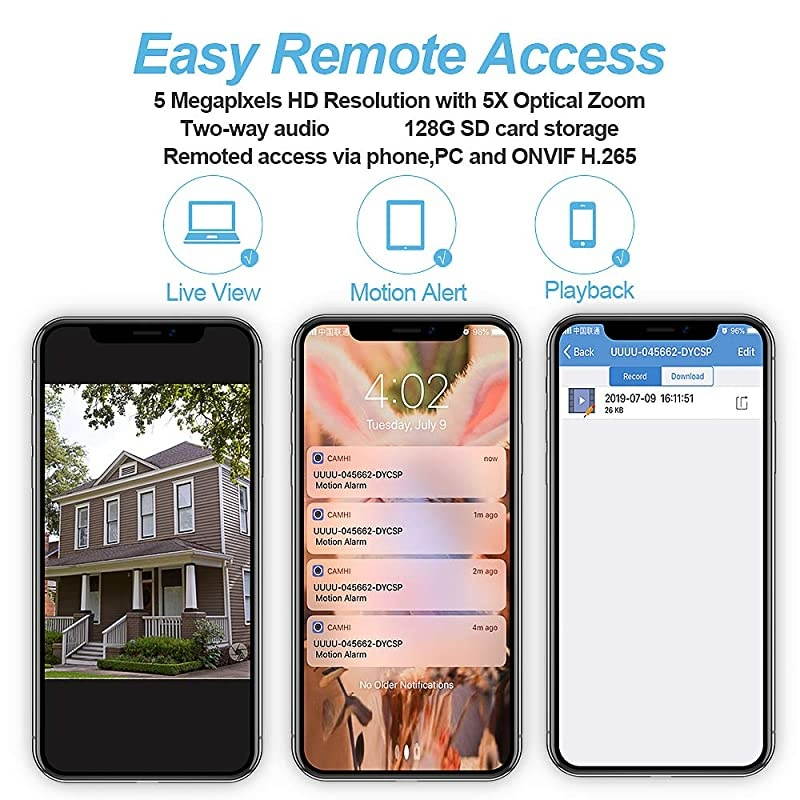 2 Pack?Outdoor Camera WiFi,  1080P HD Security IP Cameras, Wireless Surveillance CCTV Camera with 2-Way Aduio, IR LED Motion Detection Night Vision Camera, IP66 Weatherproof Camera Indoor Outdoor