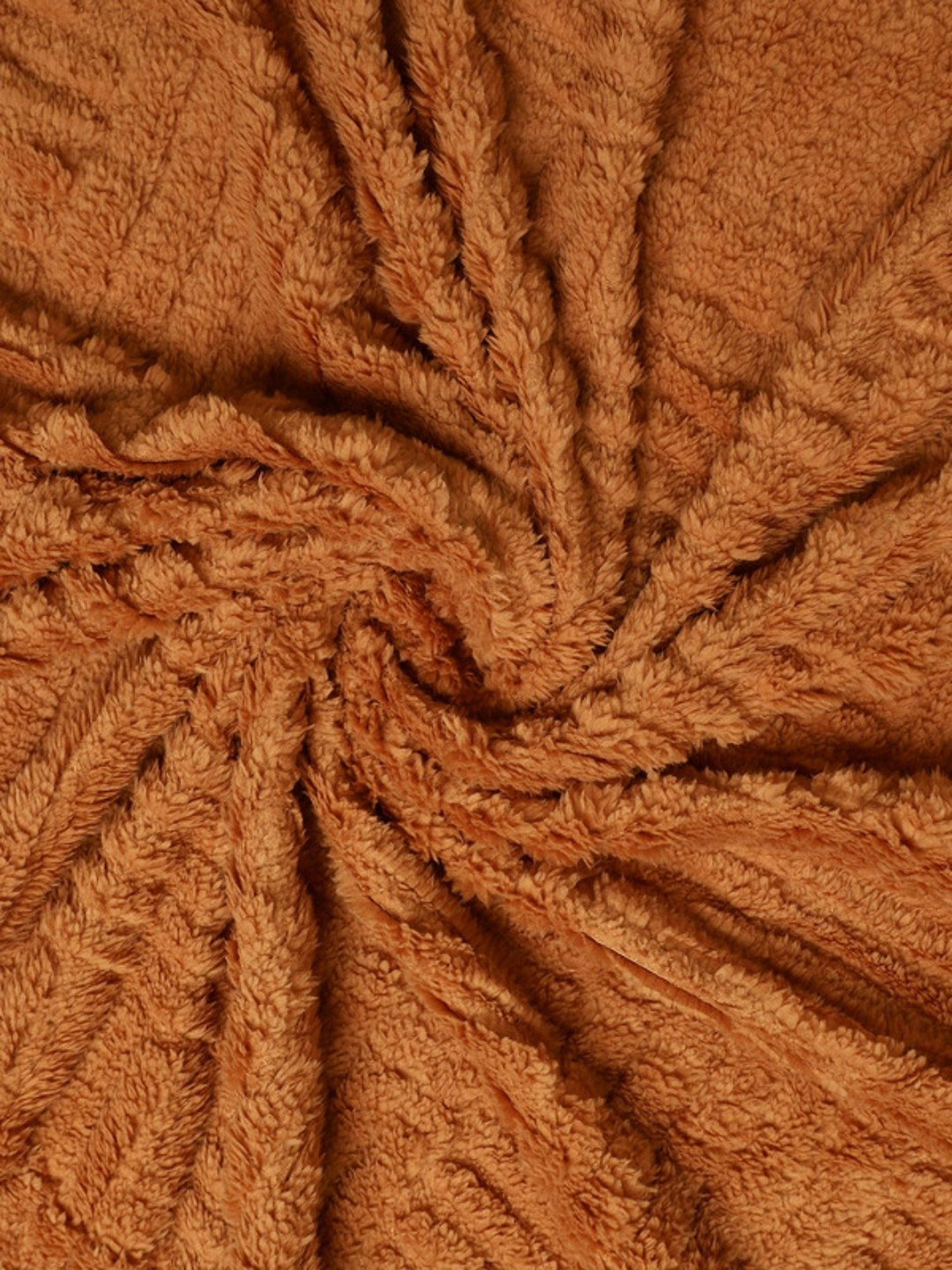 Dhrohar Brown Polyester 300 GSM Double Bed Blanket