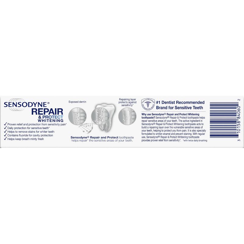 Sensodyne Repair & Protect Whitening Toothpaste - 3.4oz