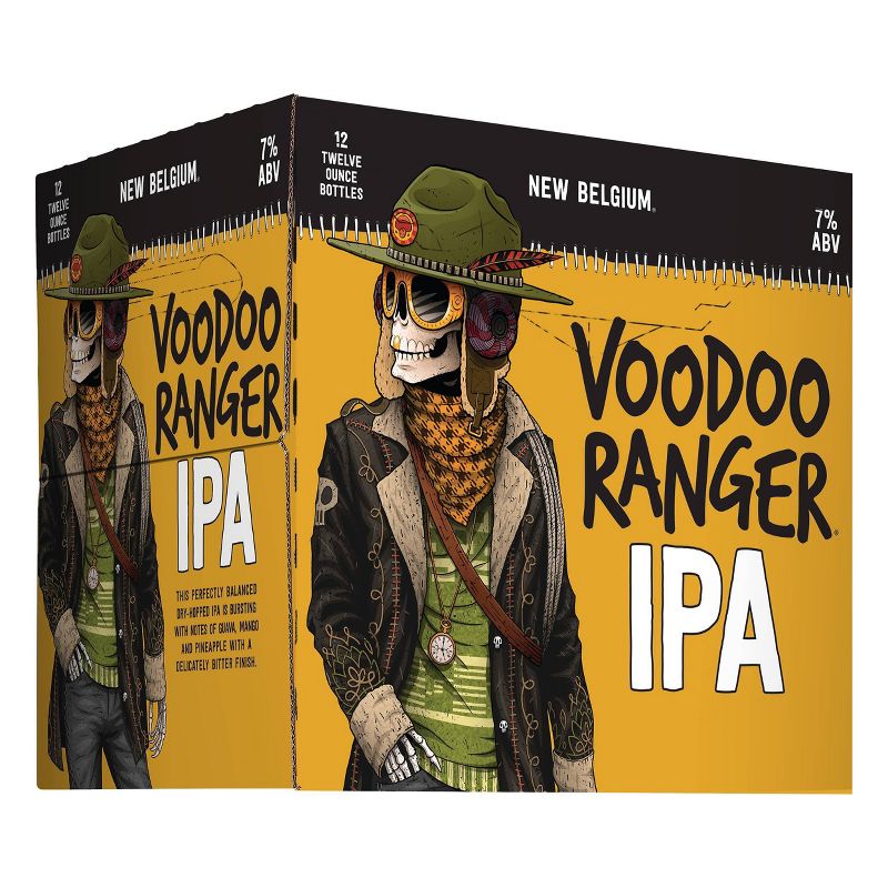 New Belgium Voodoo Ranger IPA Beer - 12pk/12 fl oz Bottles