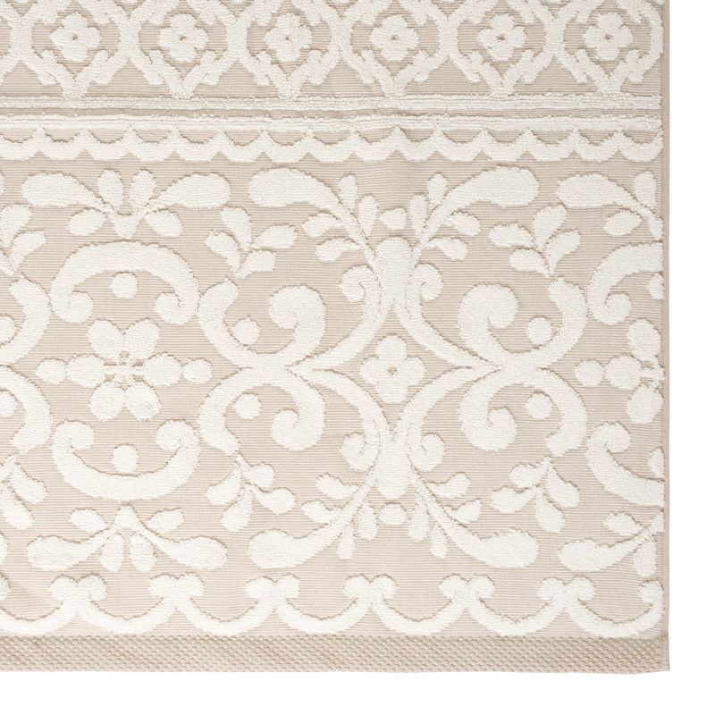 6pc Emma Sesame Towel Set Ivory - Caro Home