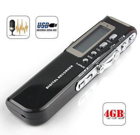 Digital Mini REC Voice Recorder DICTAPHONE 4GB Memory Record Mp3 player VOR