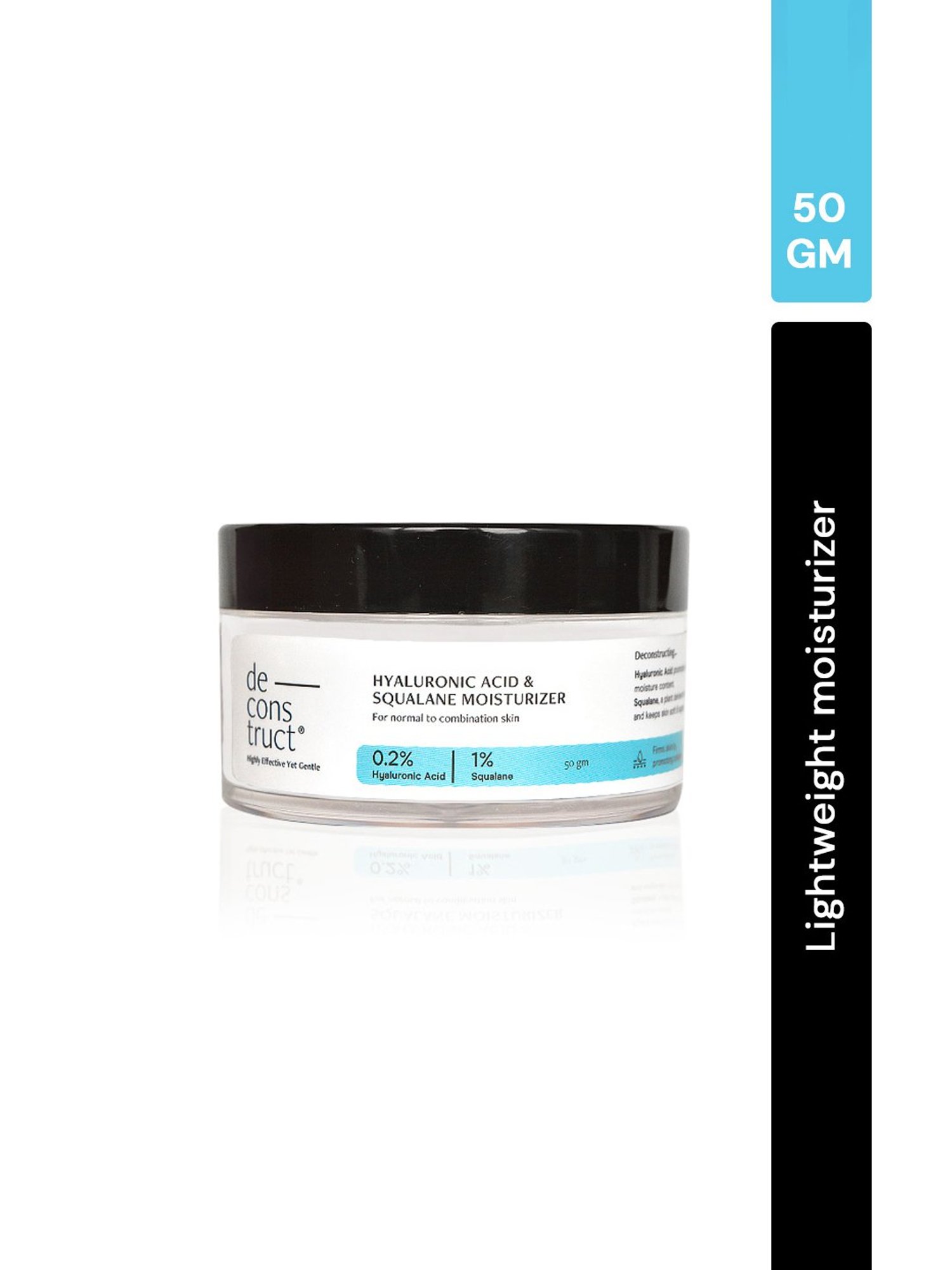 Deconstruct Hyaluronic Acid & Squalane Moisturizer - 50 gm