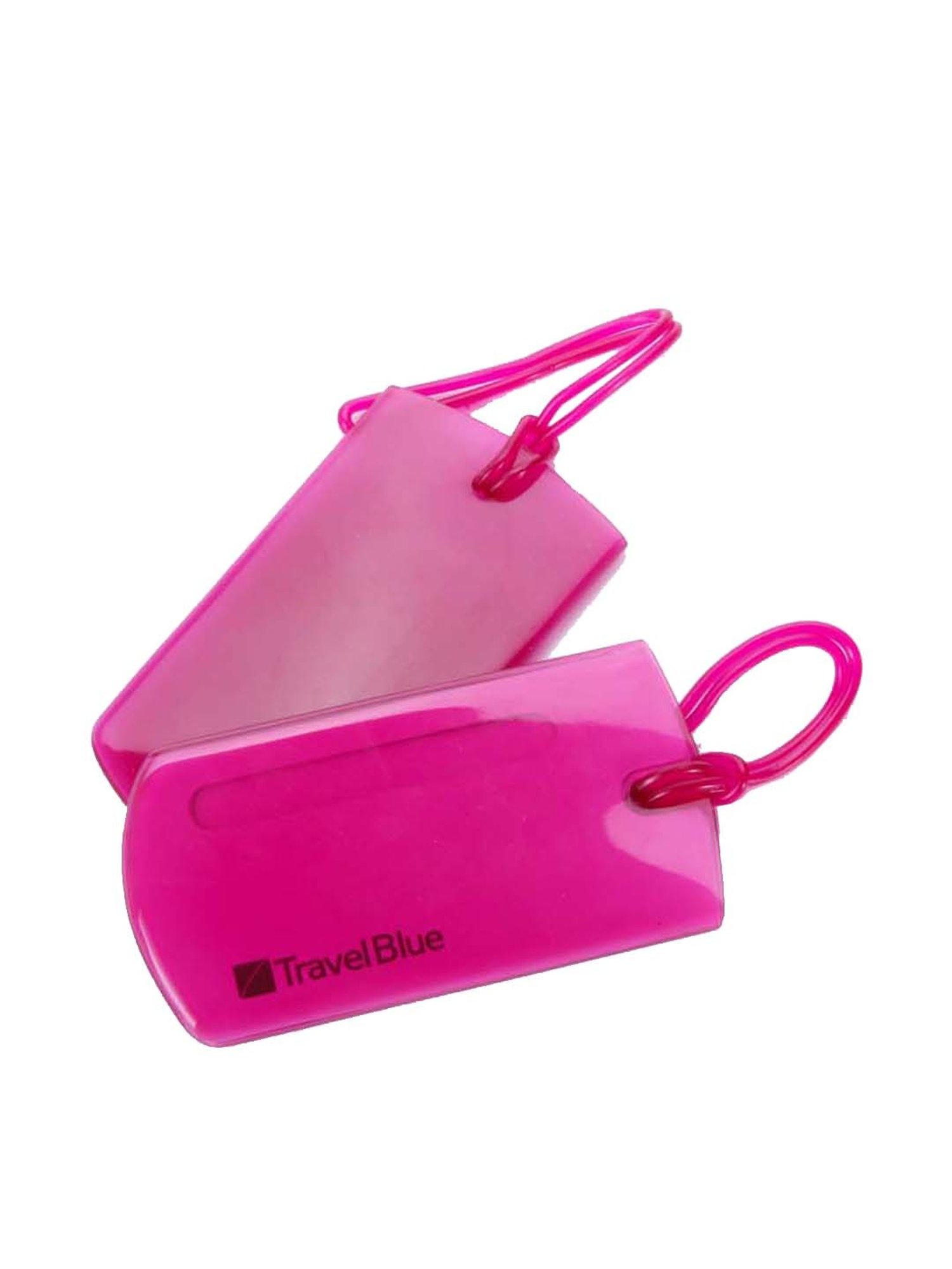 Travel Blue Pink Luggage Tag - Pack of 2