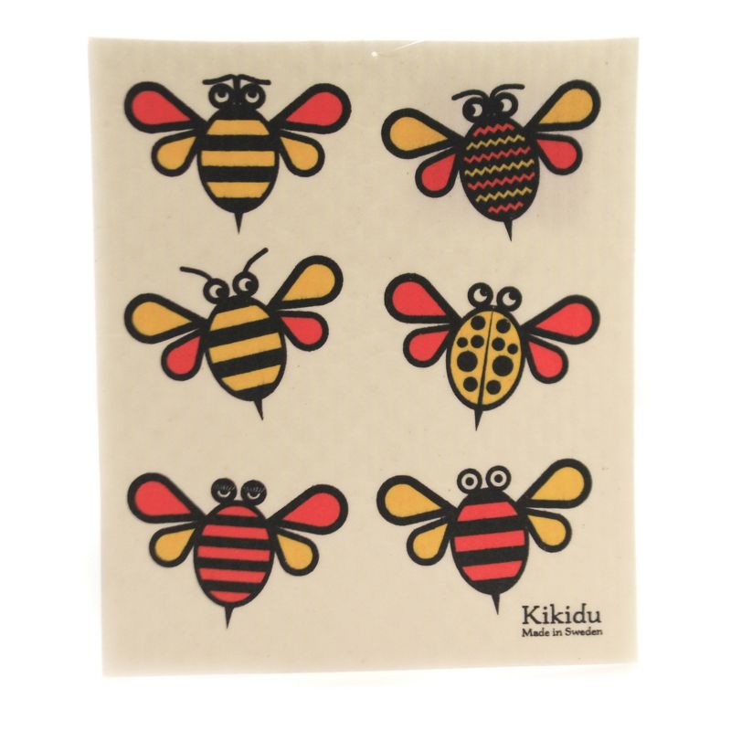 Swedish Dish Cloth 7.75" Thanksgiving Fall Set / 4 Dishcloth Kitchen Clean Up  -  Dish Cloth