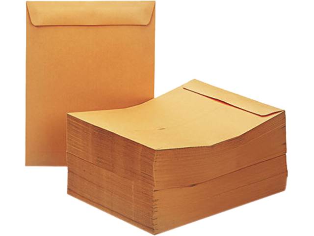 Universal 44105 Catalog Envelope  Side Seam  10 x 13  Light Brown  250/box