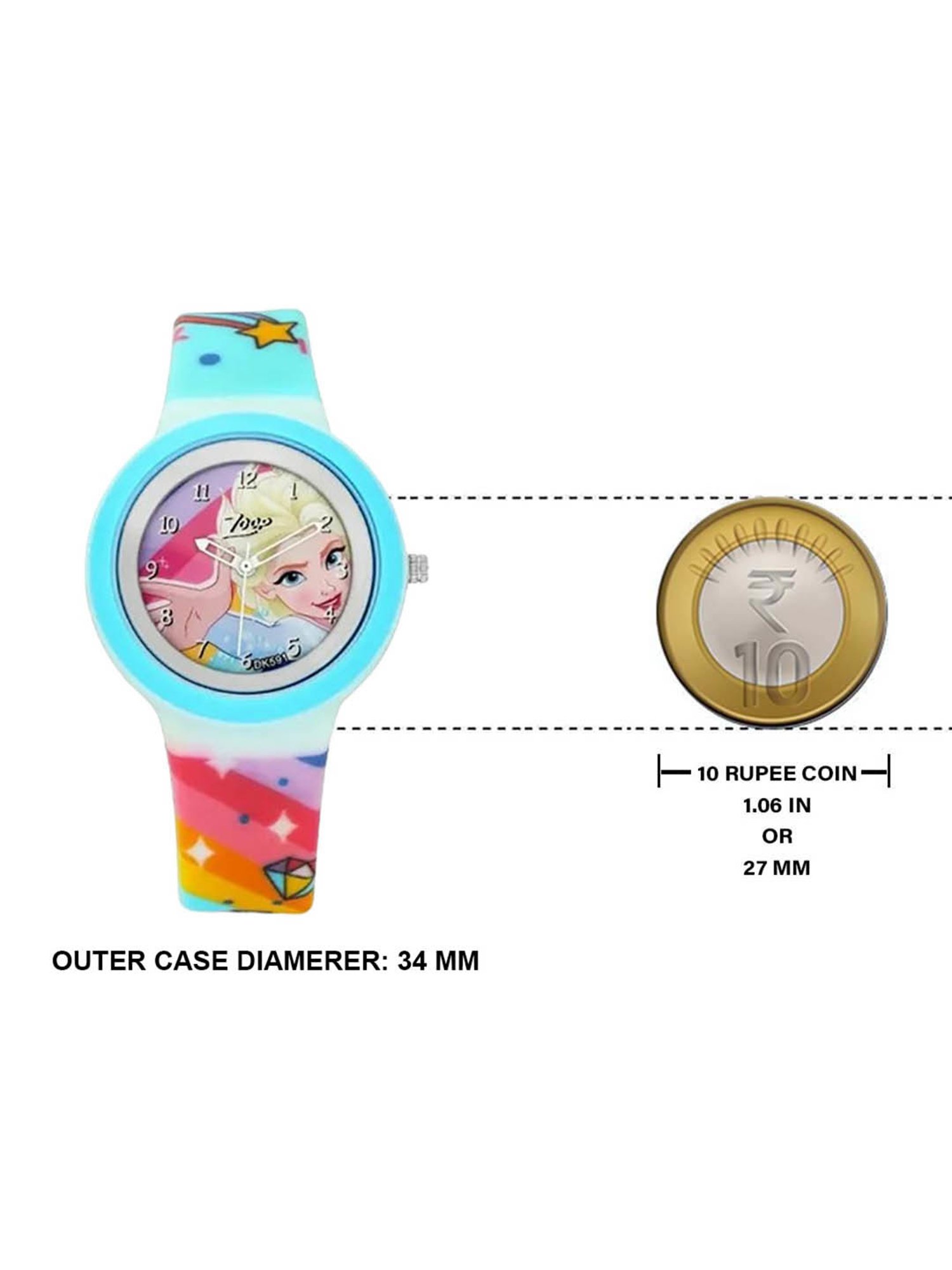 Zoop NS26006PP07W Frozen Kids Unisex Analog Watch