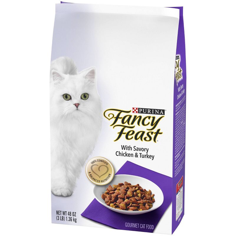Purina Fancy Feast with Chicken & Turkey Adult Gourmet Dry Cat Food - 3lbs