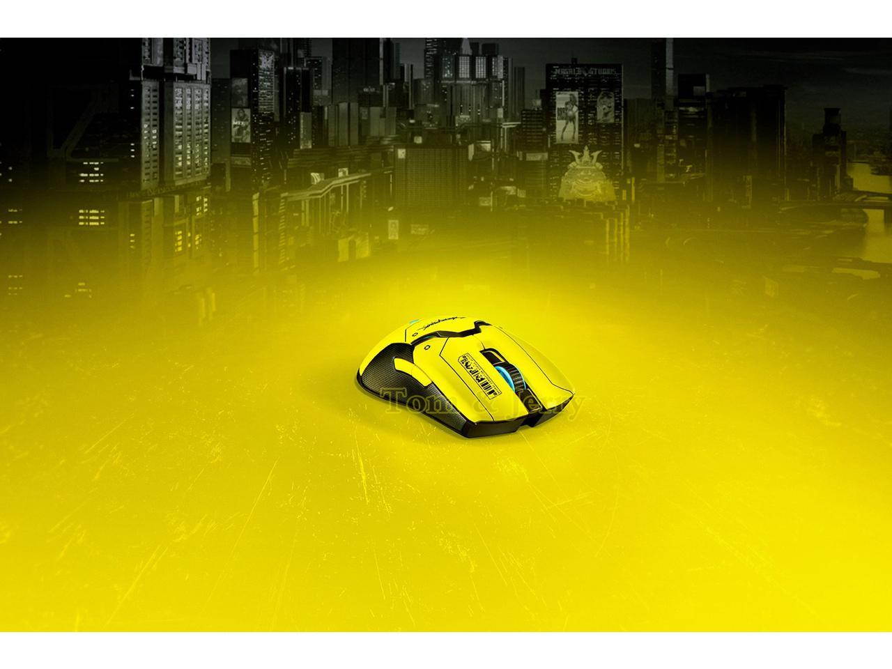 Razer Viper Ultimate with Charging Dock - Cyberpunk 2077 Edition Ambidextrous Gaming Mouse with Razer HyperSpeed Wireless