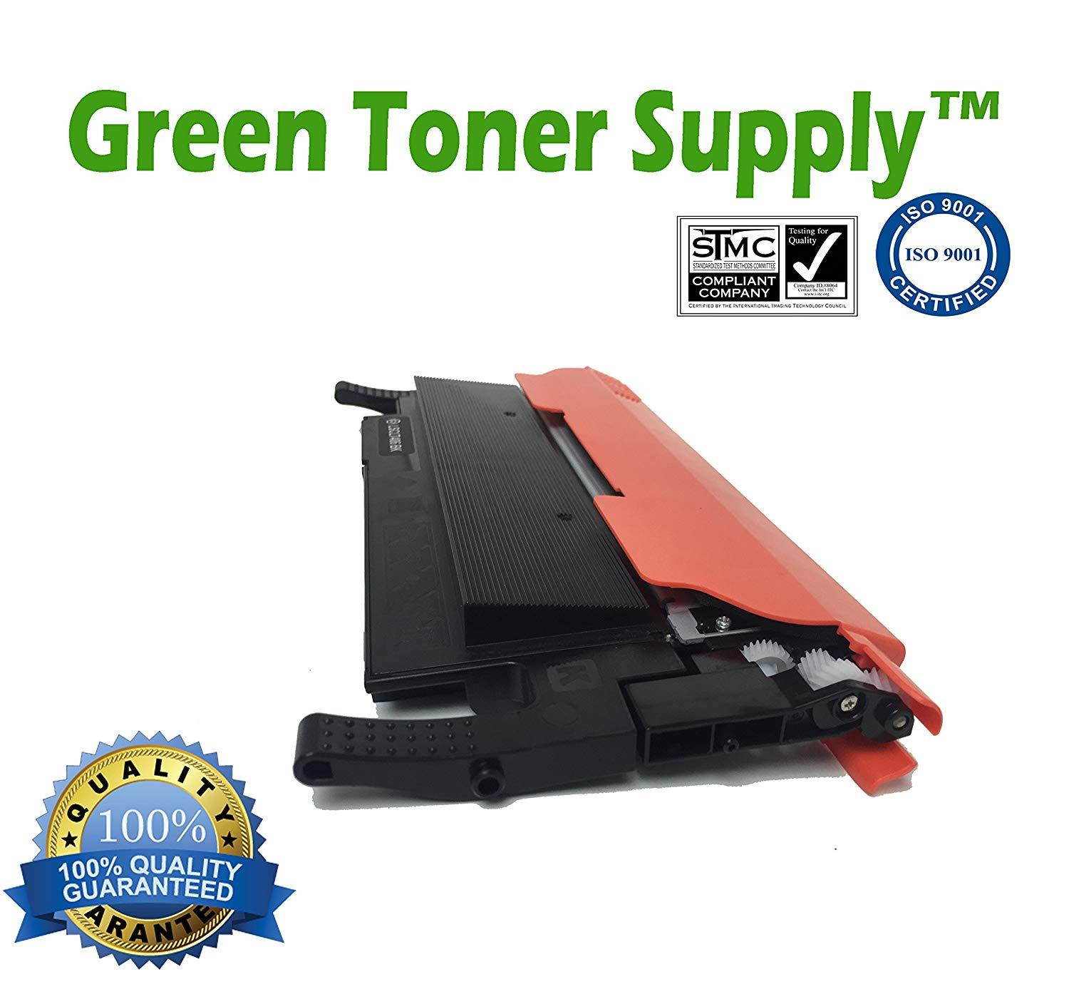 Green Toner Supply (TM) New Compatible [Samsung CLT-Y406S] Yellow LaserJet Toner Cartridges for Samsung CLP-365, CLP-365W, CLX-3305FN, CLX-3305FW, CLX-3305W