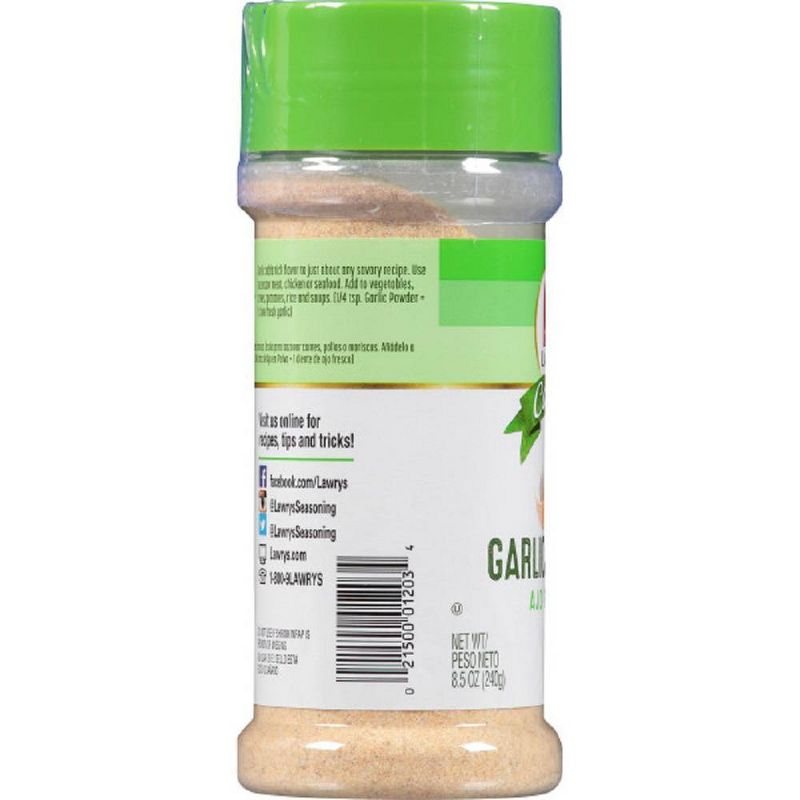 Lawry's Casero Garlic Powder - 8.5oz