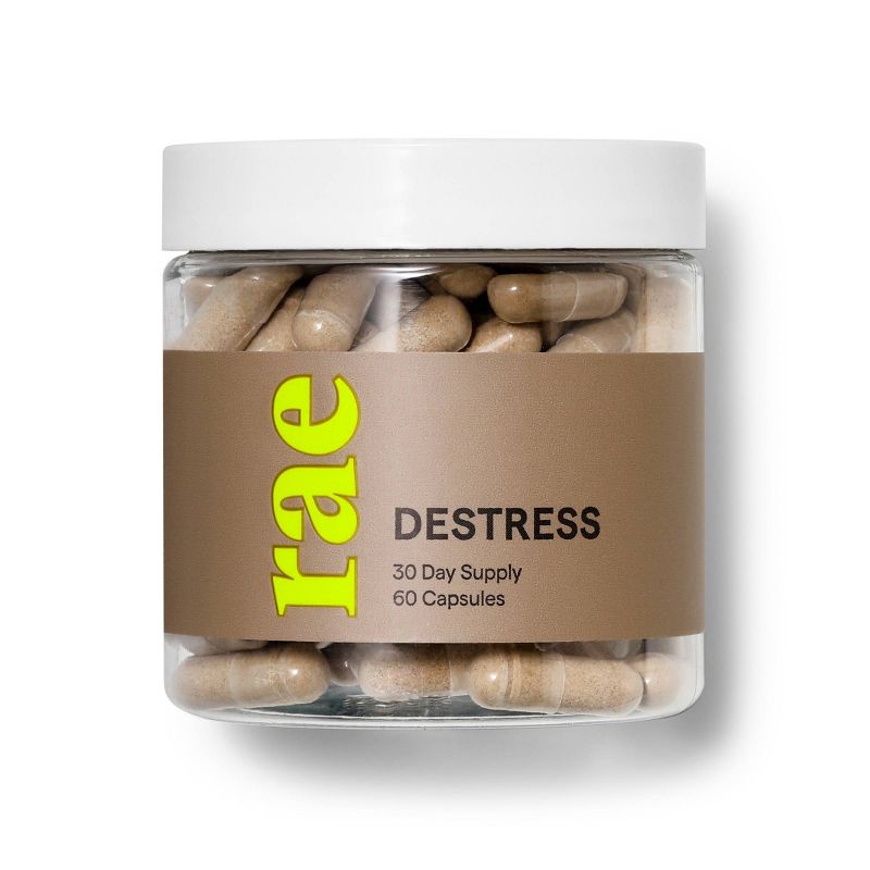 Rae Destress Dietary Supplement Capsules - 60ct
