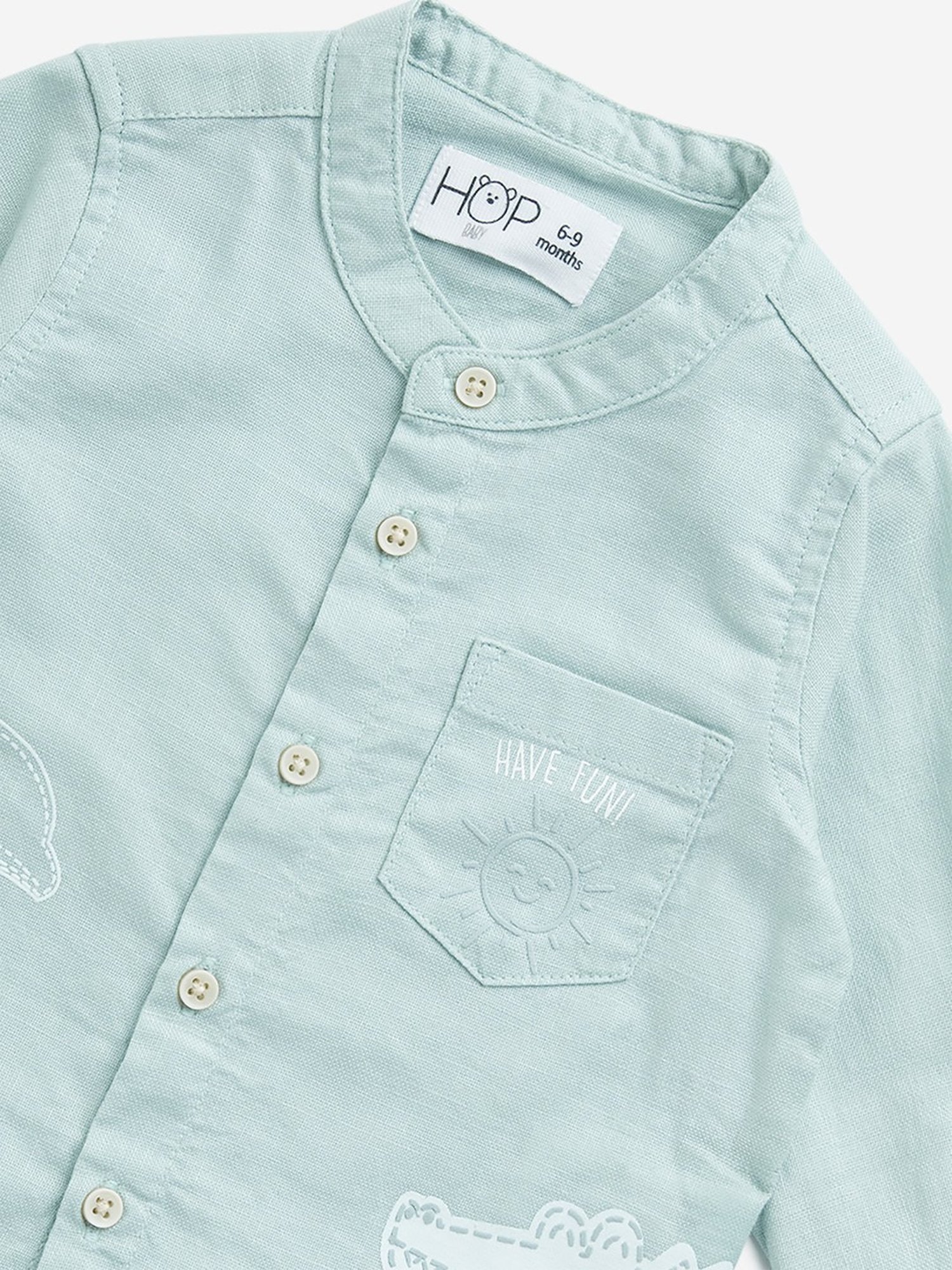 HOP Baby by Westside Sage Animal Printed Cotton Shirt