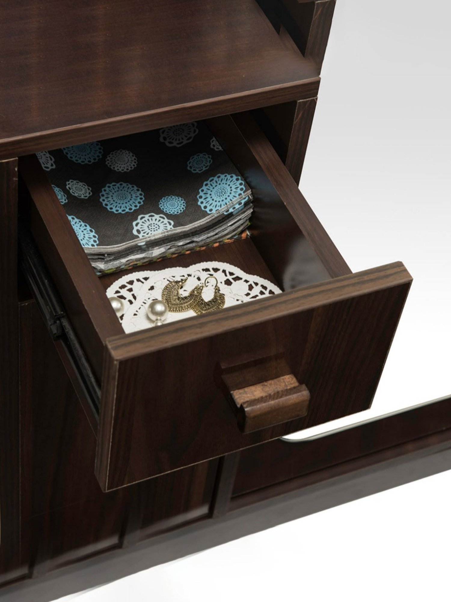 Godrej Interio Aero Valigny Oak Engineered Wood Standerd Dressing Table