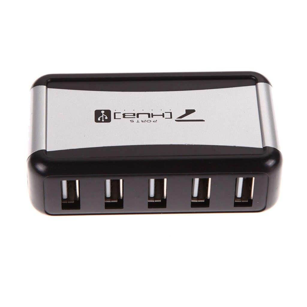 USB 3.0 Hub, Portable SuperSpeed 4 Port USB 3.0 Hub with Built-in Cable , USB Extension Multi-function USB Dock Hot Swapping Support for  Mac, PC, USB Flash Drives and Other Devices