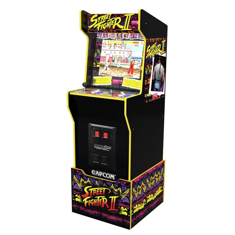 Arcade1Up Capcom Street Fighter II Home Arcade with Riser