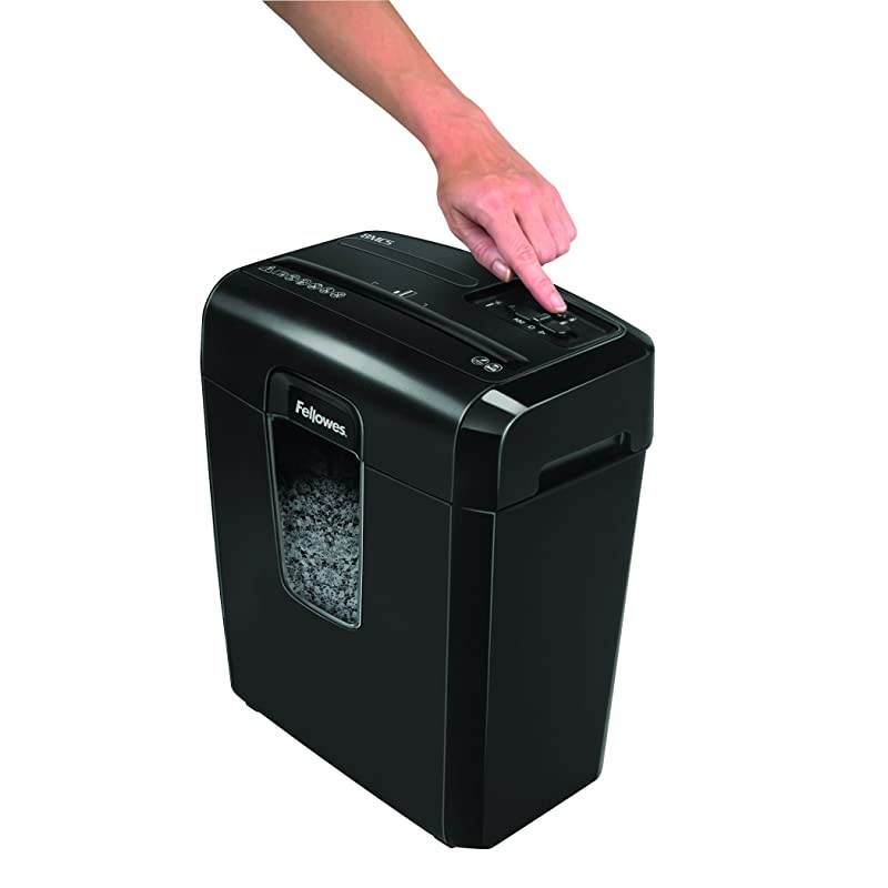 Powershred 8MC8MC5 8Sheet MicroCut Paper Shredder Black
