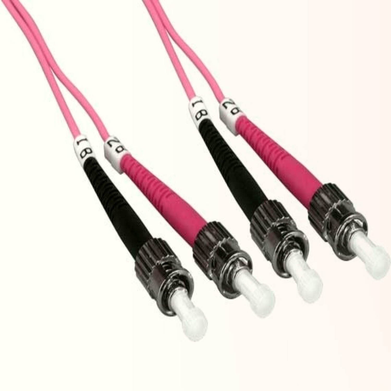 SANOXY Cables and Adapters; 15 Meters ST to ST Duplex 62.5/125 Multimode OM1 Fiber Optic Cable