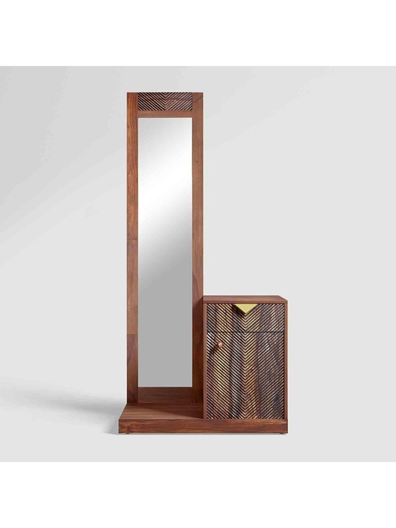 Godrej Interio Aero Valigny Oak Engineered Wood Standerd Dressing Table