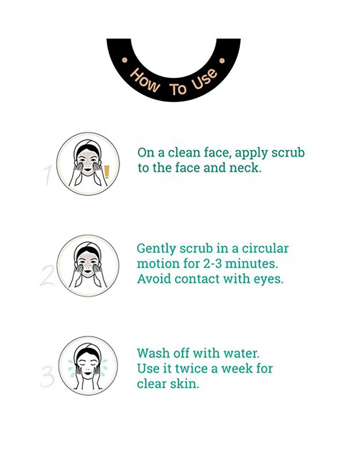 mCaffeine Cappuccino Coffee Face Scrub - 75 gm