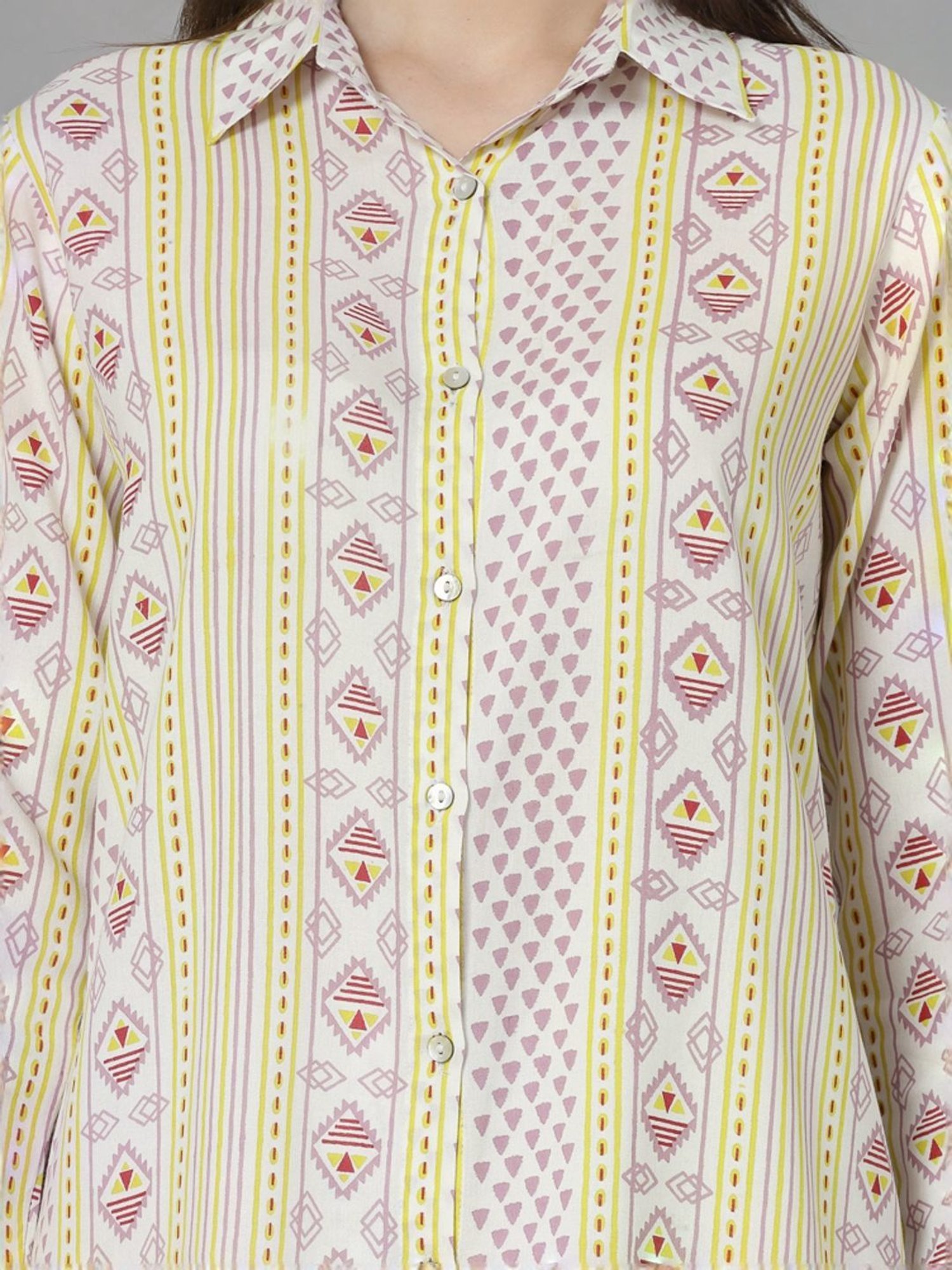 Stylum Multicolor Printed Top & Pants Set