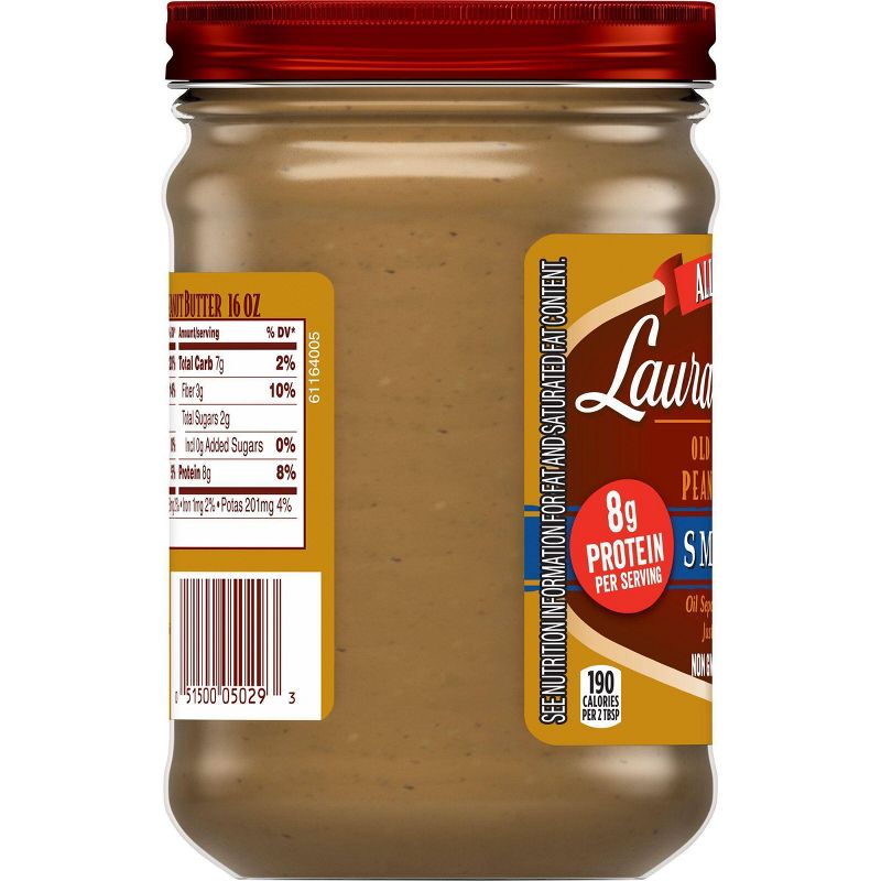 Laura Scudder All Natural Smooth Peanut Butter - 16oz