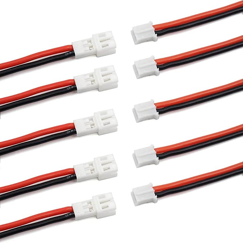 Upgraded Tiny Whoop JST-PH 2.0 Male and Female Connector Cable for Battery JJRC H36 H67 Blade Inductrix E010 E013