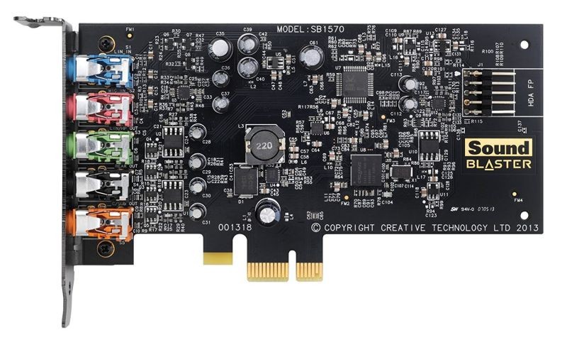 Sound Blaster Audigy Rx - E-mu - Pci Express - 24 Bit - Internal (70sb155000001)