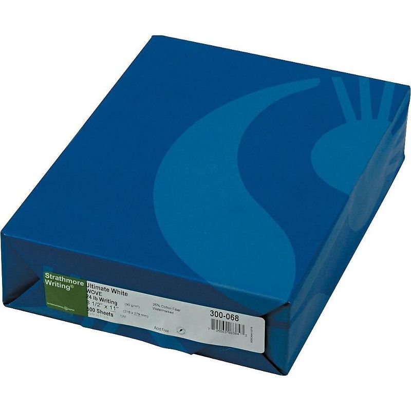 Mohawk Writing Wove Paper 24 lb. 8-1/2"x11" 500/PK Ultra White 300068