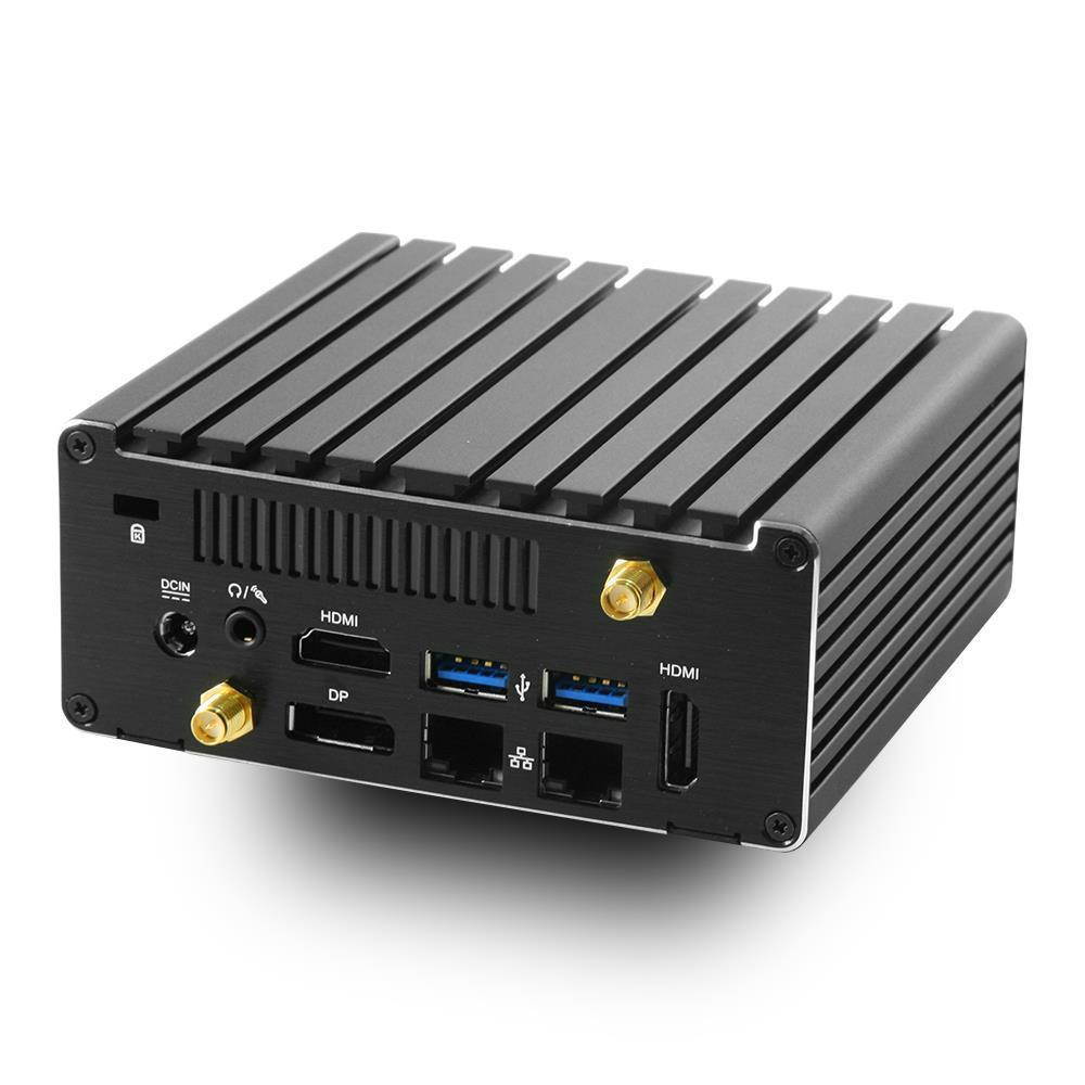 Jetway JBC313U591W-3160-B Intel Braswell Celeron N3160 Dual LAN Fanless NUC PC