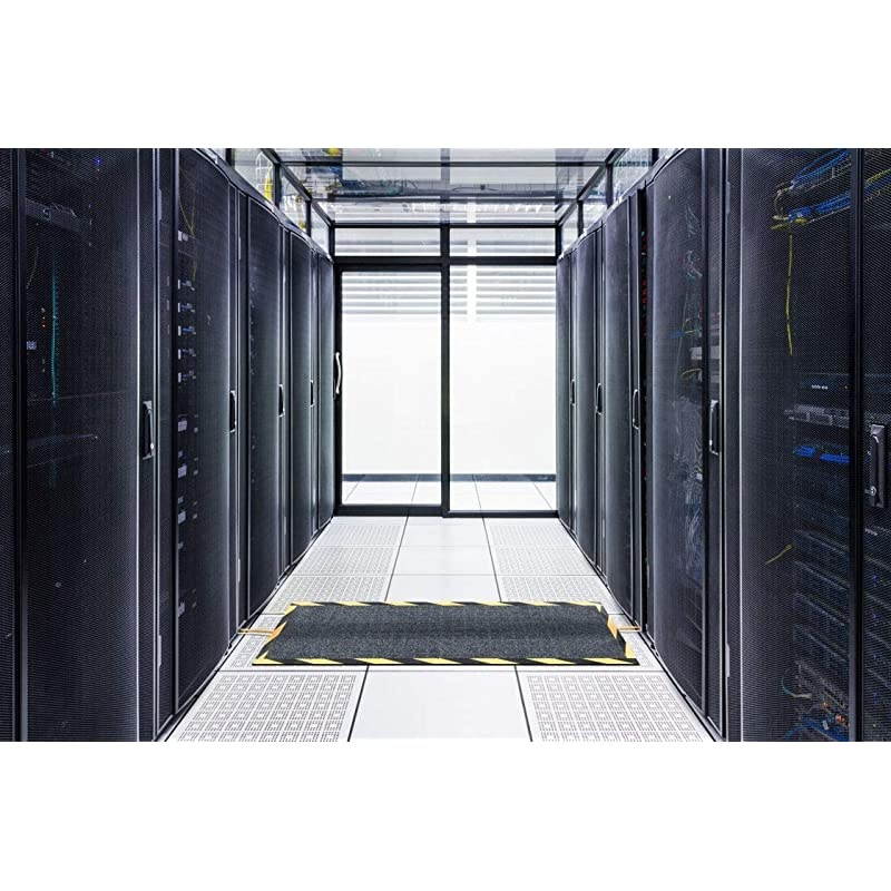 Protect 47&frac14;in x 15?in Carpet and Rubber Cord Cover Mat Overfloor protector for cables cords or wires Protect from trips and falls Quick Easy Simple Repositionable