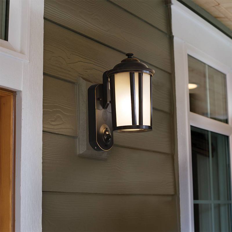 Traditional Smart Security Outdoor Wall Light Bronze - Maximus