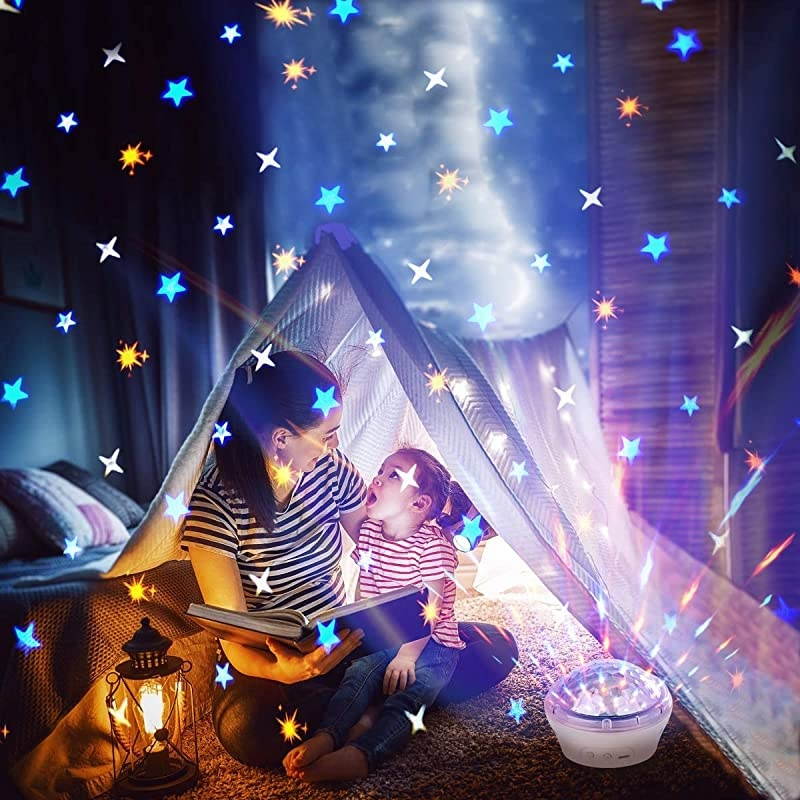 Night Light Star Projector for Kids Star LightStar Night Light lampUSB Rechargeable ampTimer SettingSky lite Galaxy ProjectorBest Gift for Kids Bedroom1 Piece