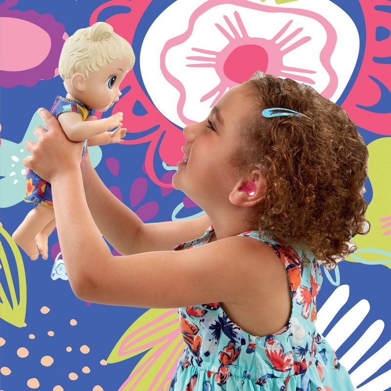 Baby Alive Baby Lil Sounds: Interactive Baby Doll - Blue Dress
