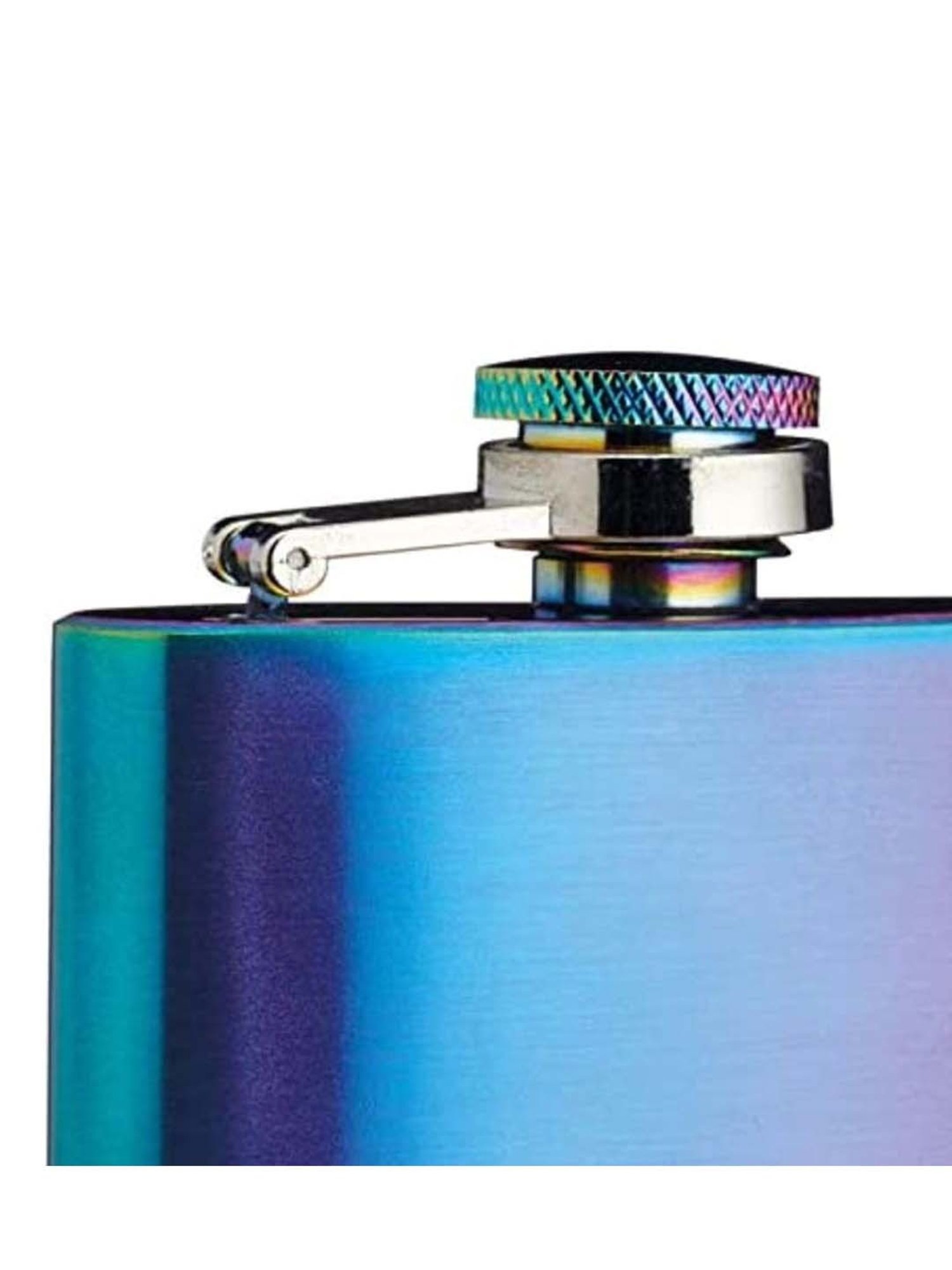 BarCraft Multicolor Stainless Steel Flask With Pour Funnel (0.1 L)