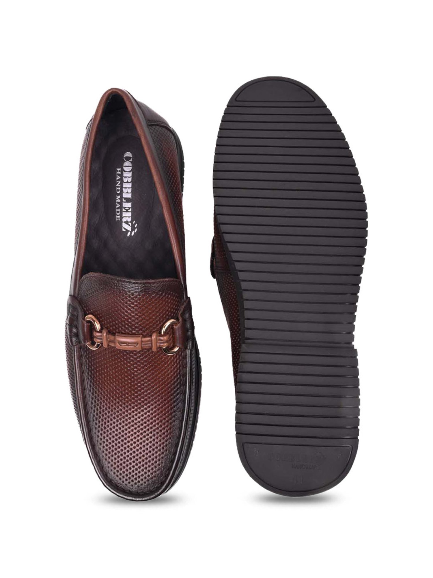 Cobblerz Men's Brown Casual Loafers