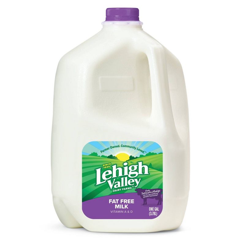 Lehigh Valley Skim Milk - 1gal