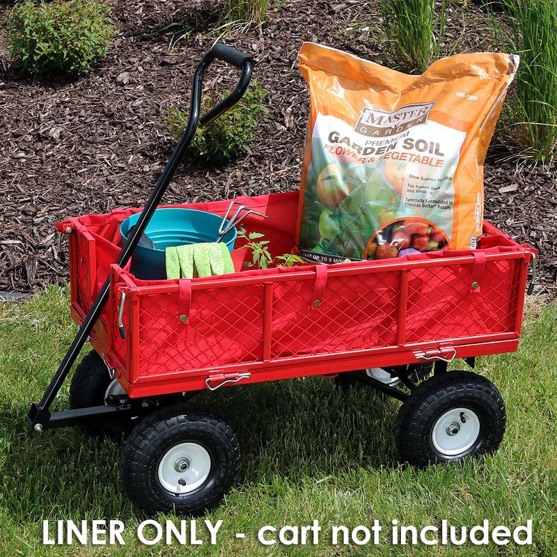 Gorilla Carts Steel Utility Garden Cart with Removable Sides Capacity