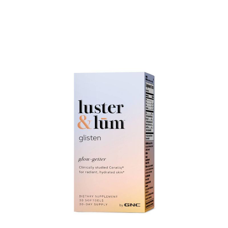 Luster & Lum Glisten Skin Hydration Dietary Supplements - 30ct