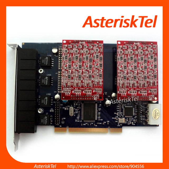 Asterisk Card PCI TDM800P with 8 FXO Ports,FXO card analog FXO board tdm800 tdm400p tdm410p compatible digium wildcard For IP Telephone Appliance VoIP PBX System