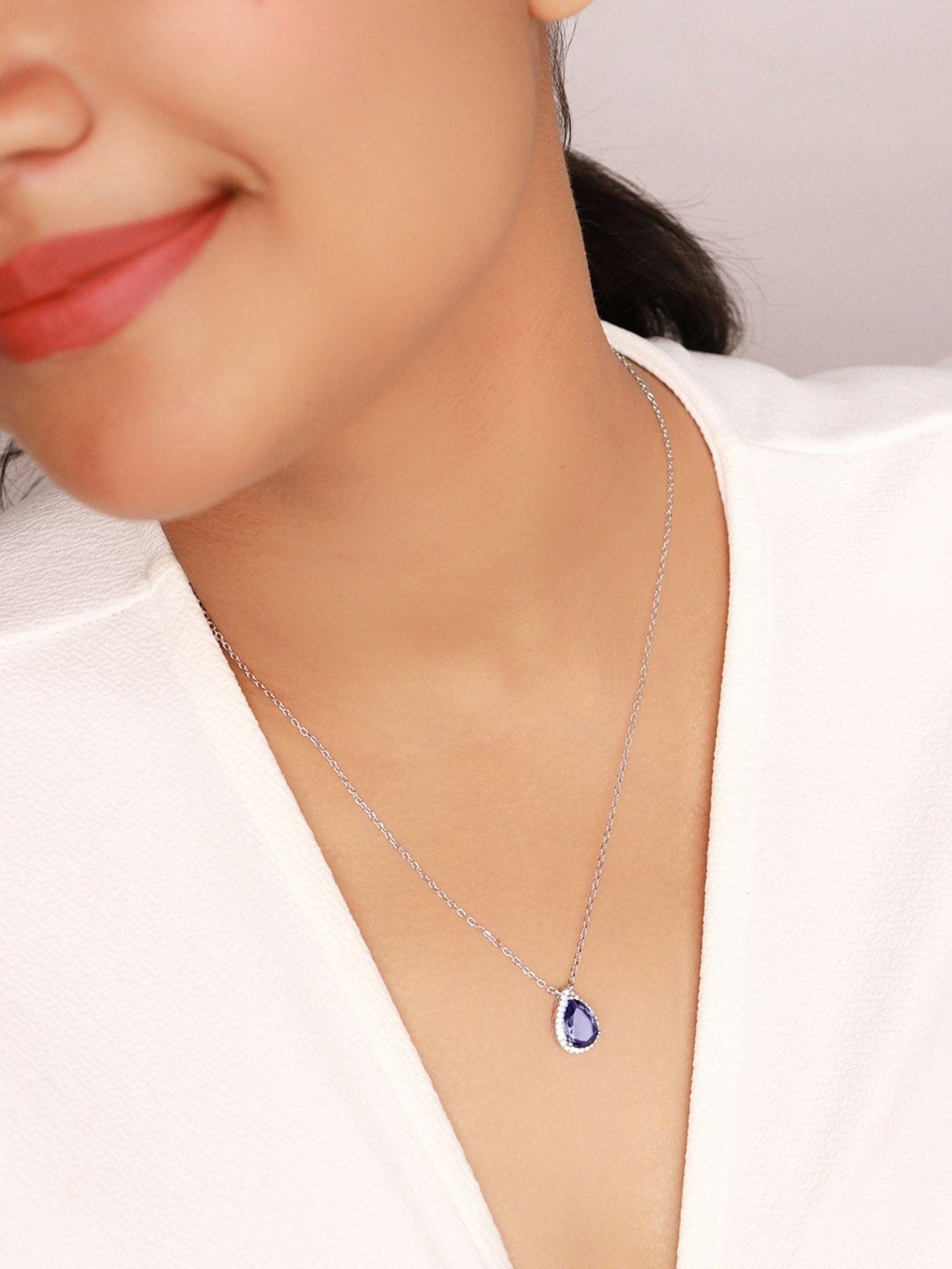 Silberry 92.5 Sterling Silver Grape Vine Necklace