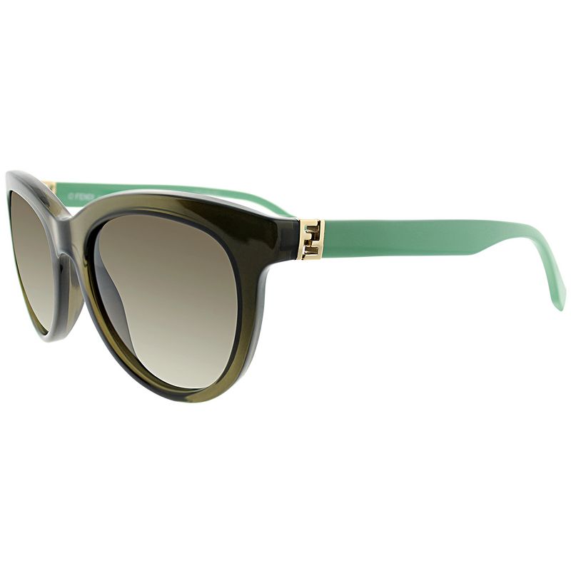 Fendi  7RC/IF Womens Cat-Eye Sunglasses Brown Gradient 52mm