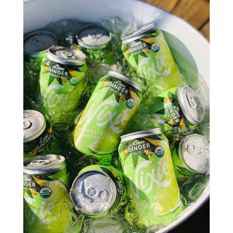 Nixie Lime Ginger Sparkling Water - 8pk/12 fl oz Cans
