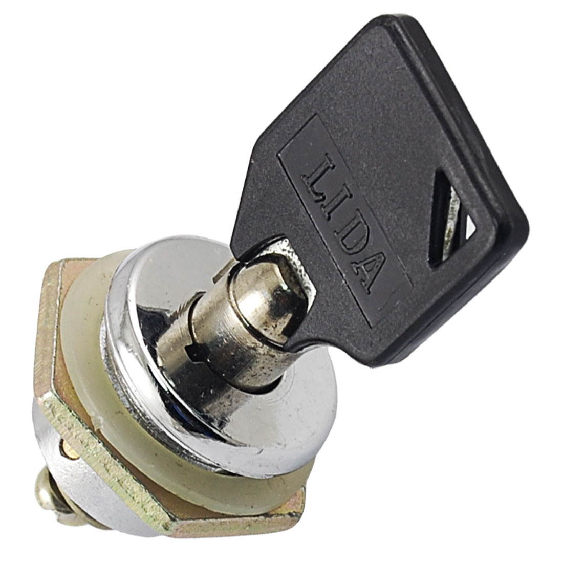 19.4mm Thread Type Screw Metal Drawer Mailbox Lock Lockset w Key