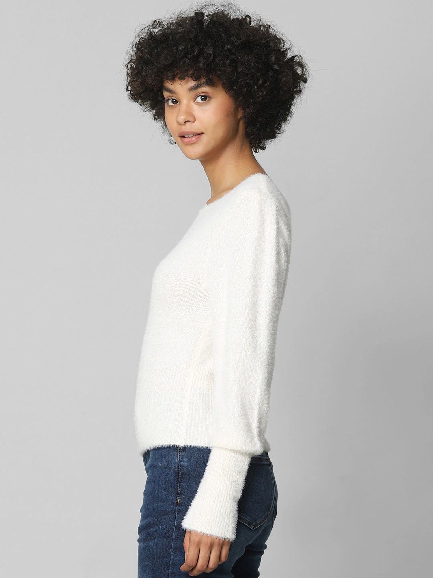 Only White Regular Fit Pullover