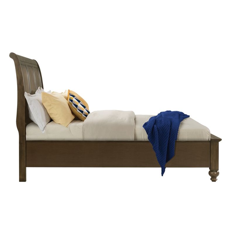 4pc Queen Channing 2 Drawer Storage Bedroom Set Dark Walnut - Picket House Furnishings